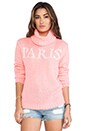 view 1 of 4 White Label Paris Is Home Seatle Sweater in Neon Sign
