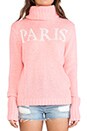 view 4 of 4 White Label Paris Is Home Seatle Sweater in Neon Sign
