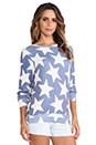 view 2 of 4 Denim Stars Baggy Beach Jumper in Blue Multi