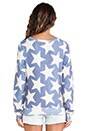 view 3 of 4 Denim Stars Baggy Beach Jumper in Blue Multi