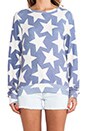 view 4 of 4 Denim Stars Baggy Beach Jumper in Blue Multi