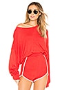 view 1 of 4 Solid Top in Red Flare