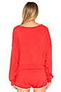 view 3 of 4 Solid Top in Red Flare