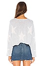 view 3 of 4 Star Crossed Star Sweater in Saddle Blue