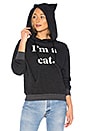 view 2 of 5 Cat Hoodie in Clean Black