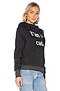 view 3 of 5 Cat Hoodie in Clean Black