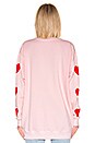 view 4 of 5 Heart On My Sleeve Roadtrip Sweater in Romantic
