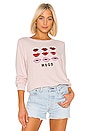 view 1 of 4 SWEAT MOODY LIPS BAGGY BEACH in Rose