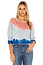 view 1 of 4 Monte Crop Sweatshirt in Guava Dip Dye