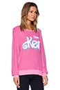 view 2 of 3 I Love Ken Sweatshirt in Pink Corvette