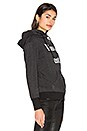 view 3 of 5 SUDADERA IM A CAT in Heather Jet Black