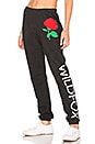 view 1 of 4 Wild Rose Sweatpant in Black