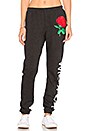 view 2 of 4 Wild Rose Sweatpant in Black