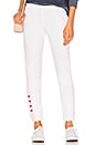 view 1 of 4 Love Track Sweatpant in Clean White & Romantic