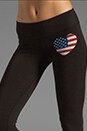 view 4 of 6 American Heart Leggings in Clean Black