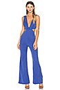 view 2 of 4 Salty Blonde Jumpsuit in Ultramarine Blue