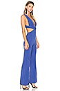 view 3 of 4 Salty Blonde Jumpsuit in Ultramarine Blue