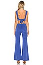 view 4 of 4 Salty Blonde Jumpsuit in Ultramarine Blue
