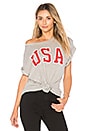 view 1 of 4 USA Tee in Heather