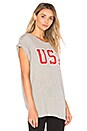 view 2 of 4 USA Tee in Heather