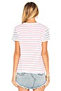 view 3 of 4 Simple Stripe No9 Tee in Clean White
