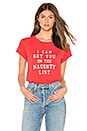 view 1 of 4 Naughty List Tee in Scarlet