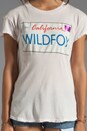 view 3 of 3 Wildfox Plates Tee in Strawberry Ice