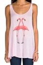 view 5 of 5 Florida Flamings Tank in Blushing Mermaid