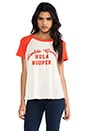 view 1 of 4 Hula Hooper Retro Raglan in Lifeguard & Vintage Lace
