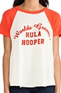 view 4 of 4 Hula Hooper Retro Raglan in Lifeguard & Vintage Lace