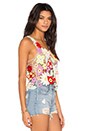 view 2 of 3 Flower Crochet Tank in Multi