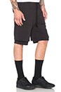 view 2 of 4 Double Layer Short in Black