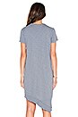 view 3 of 4 Slub Slanted Vented Tee Dress in Uniform