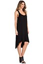view 2 of 4 Slub Jersey Twisted Tank Dress in Standard Black