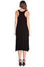 view 3 of 4 Slub Jersey Twisted Tank Dress in Standard Black