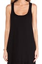 view 4 of 4 Slub Jersey Twisted Tank Dress in Standard Black