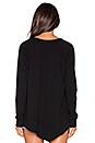 view 3 of 4 Baby Backslant Sweatshirt in Black