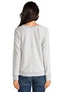 view 3 of 5 Pearl Crop Sweatshirt in Grey Heather