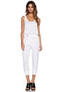 view 1 of 3 Belted Jumpsuit in White