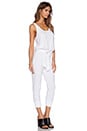 view 2 of 3 Belted Jumpsuit in White