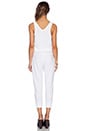view 3 of 3 Belted Jumpsuit in White