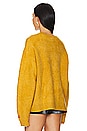 view 3 of 4 7 Horse Crewneck in Mustard
