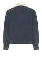 view 2 of 5 Auto Jacket in Blue & Off White