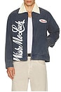 view 4 of 5 Auto Jacket in Blue & Off White
