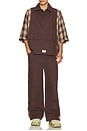 view 5 of 6 Workers Plaid Pants in Brown Plaid