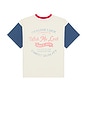 view 1 of 4 Finest Quality T-Shirt in White, Blue, & Red