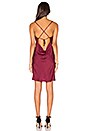 view 4 of 4 Claudie Backless Dress in Wine