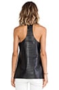 view 3 of 4 Singlet Top in Black