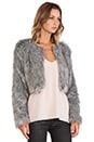 view 3 of 5 Faux Fur Shift Jacket in Shade