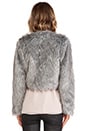 view 4 of 5 Faux Fur Shift Jacket in Shade